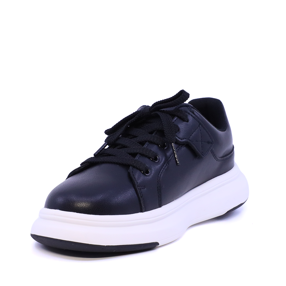 Sneakers băieți Benvenuti negri din piele 3792MP065N