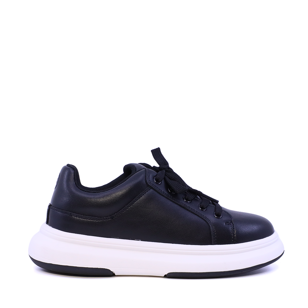 Adidasi baieti Benvenuti negri din piele 3792MP065N