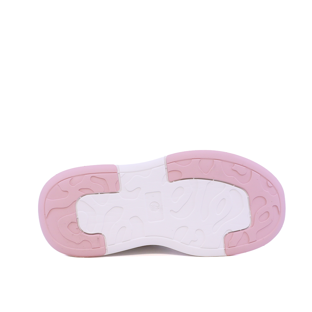 Sneakers fete Benvenuti albi din piele 3792FP065A