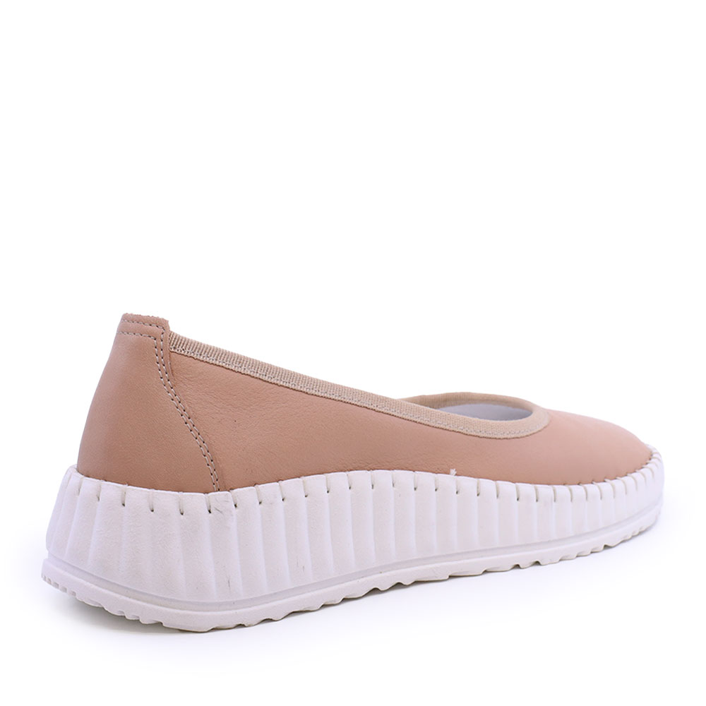 Balerini flexibili femei Benvenuti nude din piele 519DP6489NU