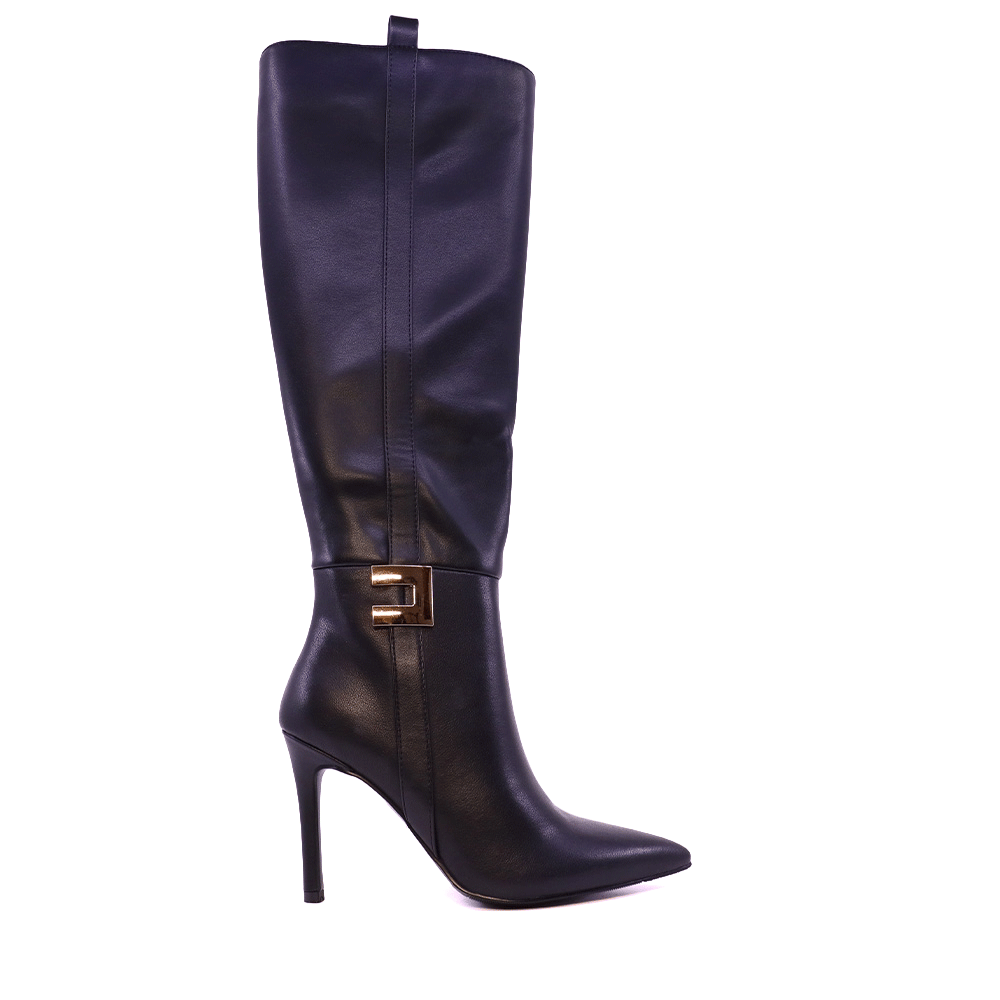 Cizme cu toc femei BENVENUTI negre 2542DC7286N