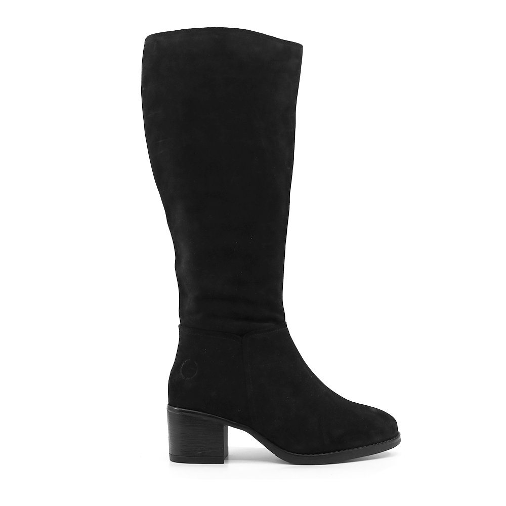 Cizme femei Benvenuti negre din piele  intoarsa   2160DC1200VN