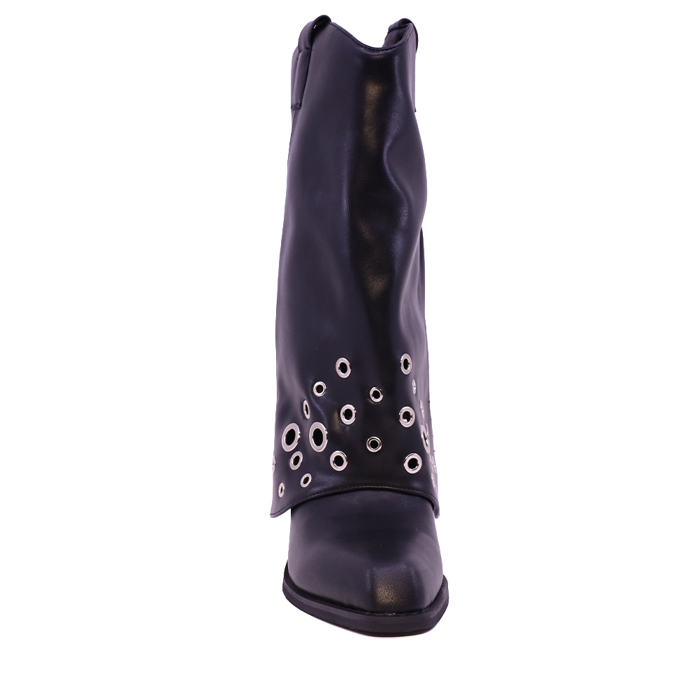 Cizme tubulare femei BENVENUTI negre din piele 2542DC5573N