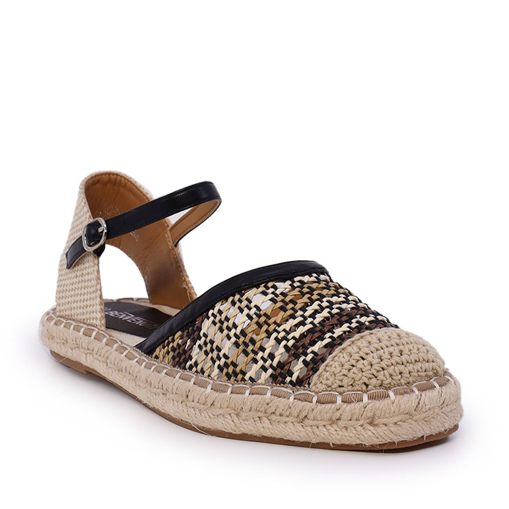 Espadrile femei Benvenuti negre din material textil   1201DS2220N - imagine 2