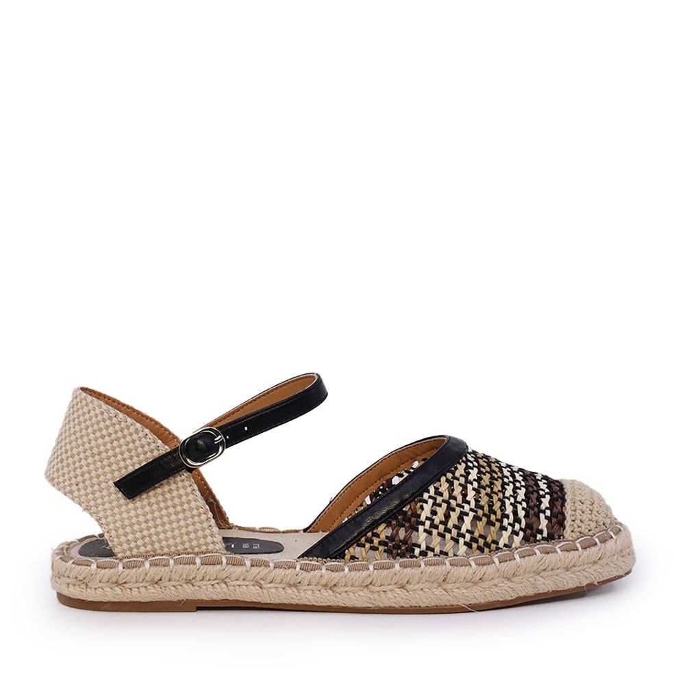 Espadrile femei Benvenuti negre din material textil   1201DS2220N