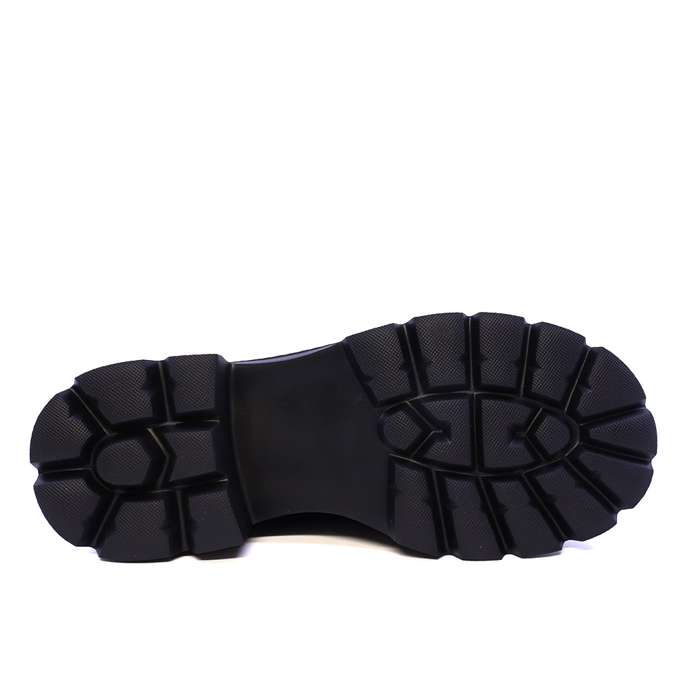 Ghete biker femei Benvenuti negre din piele 3742DG230N