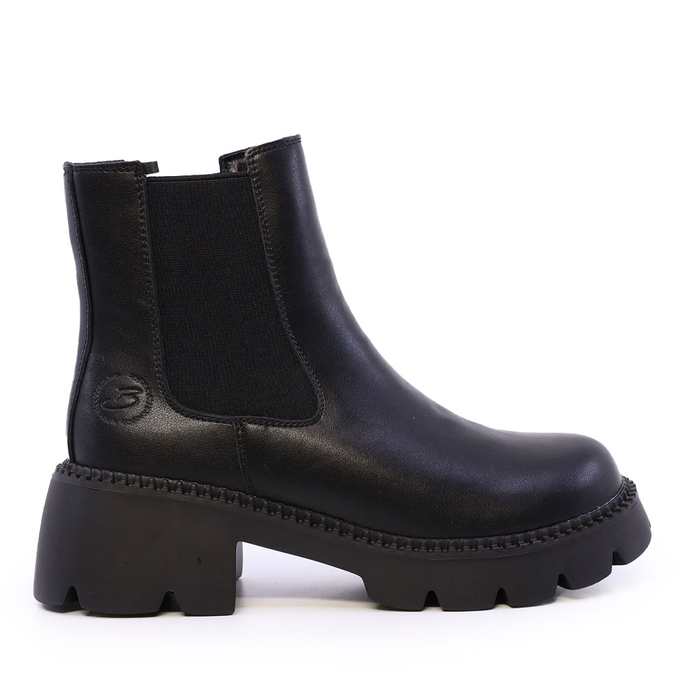 Ghete chelsea femei Benvenuti negre din piele naturală   3740DG233N