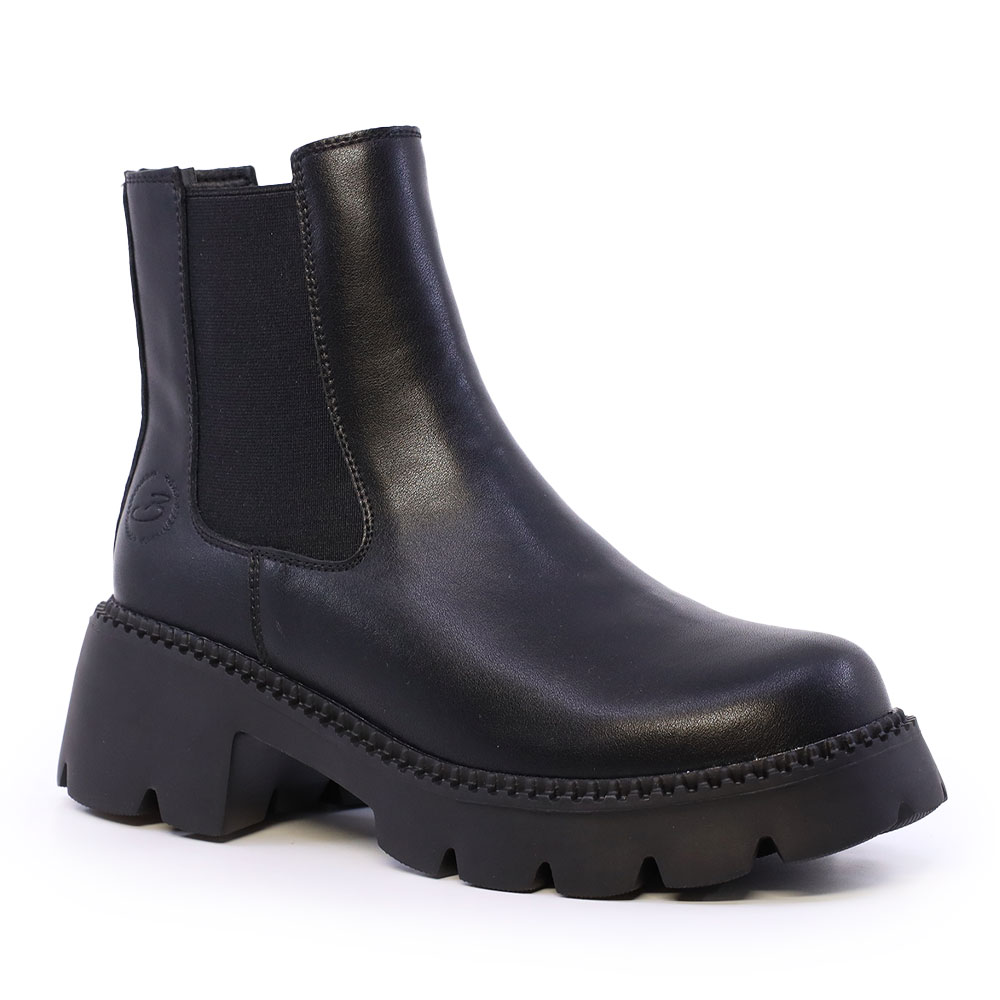 Ghete chelsea femei Benvenuti negre din piele naturală   3740DG233N - 1 | YEO