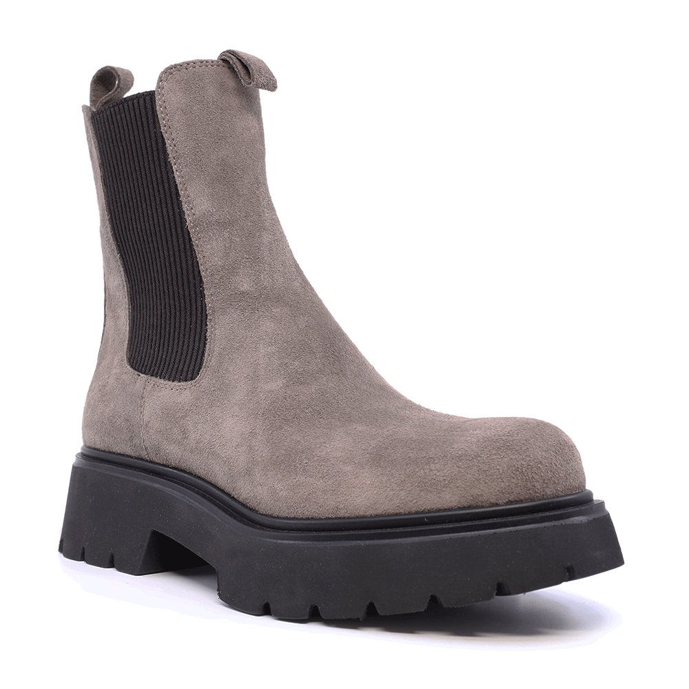 Ghete chelsea femei Benvenuti taupe din piele întoarsă 688DG24920VTA - 1 | YEO