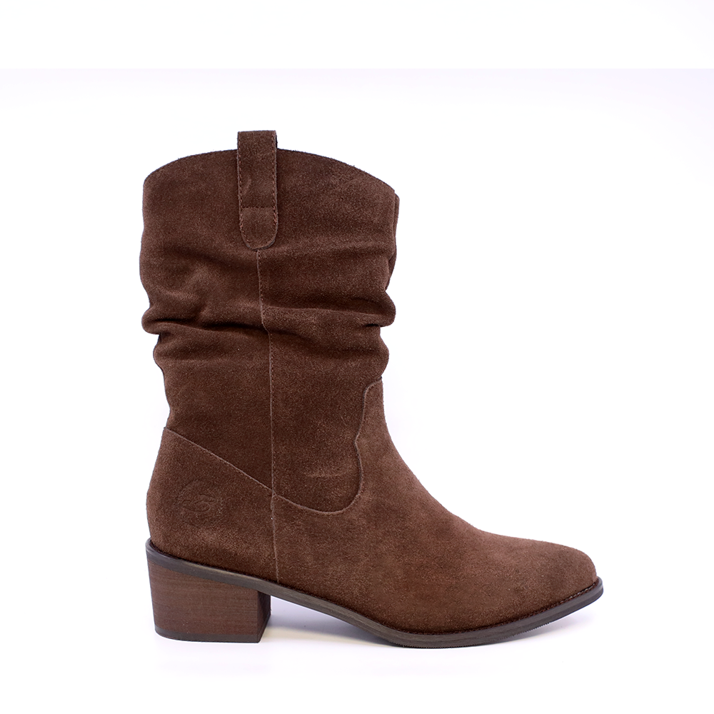 Ghete ciocate femei Benvenuti maro din piele intoarsa  3740DG339VM