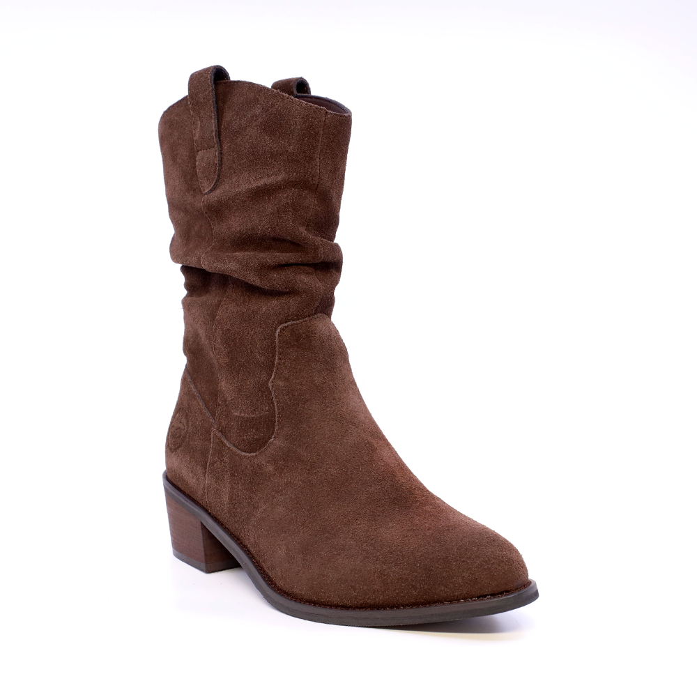 Ghete ciocate femei Benvenuti maro din piele întoarsă  3740DG339VM