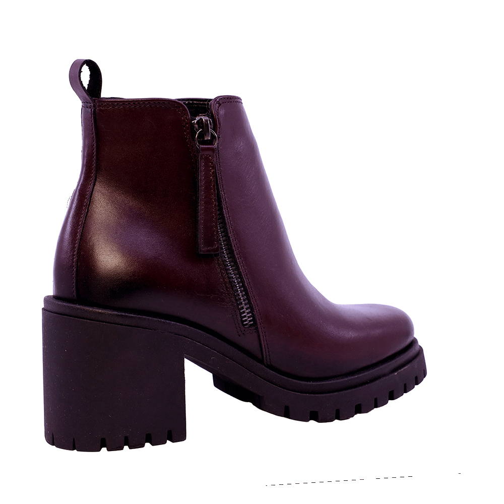 Ghete cu toc femei Benvenuti bordo din piele 682DG25823BO