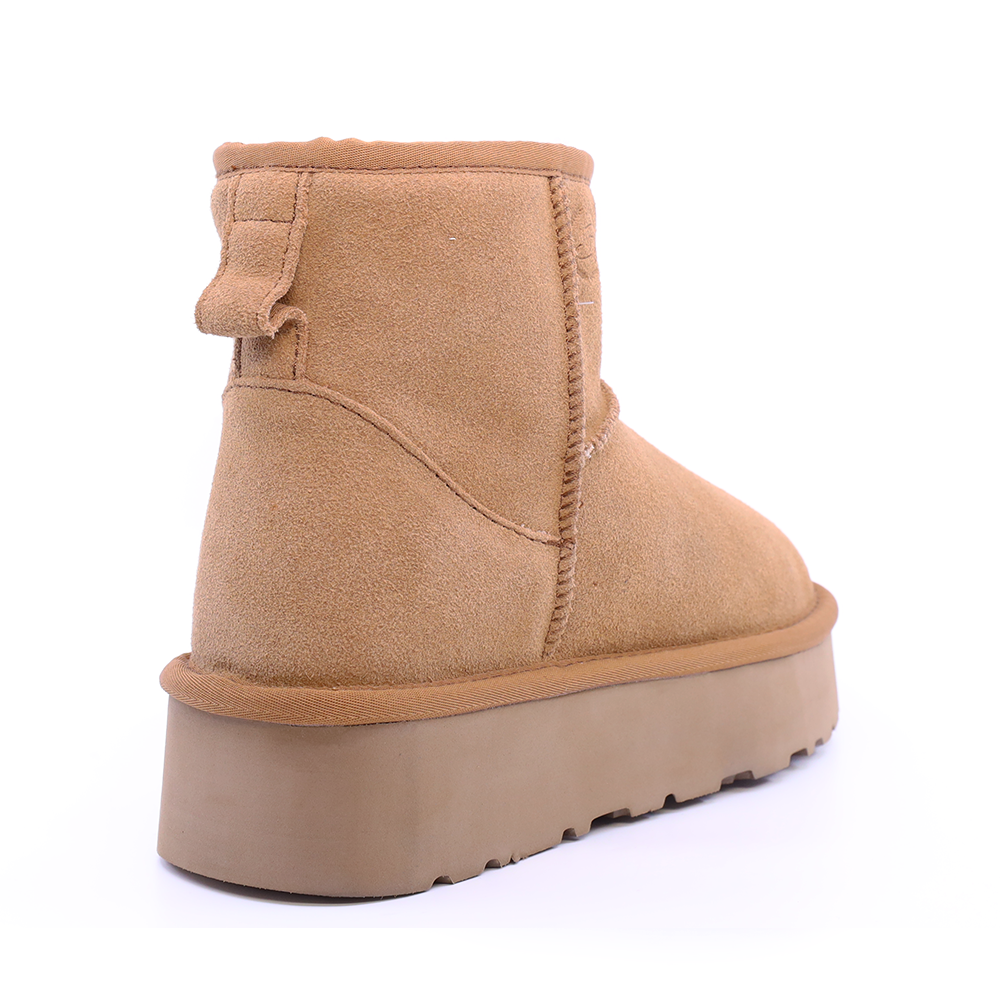 Ghete de iarnă femei Benvenuti camel din piele întoarsă  3350dg58542vca