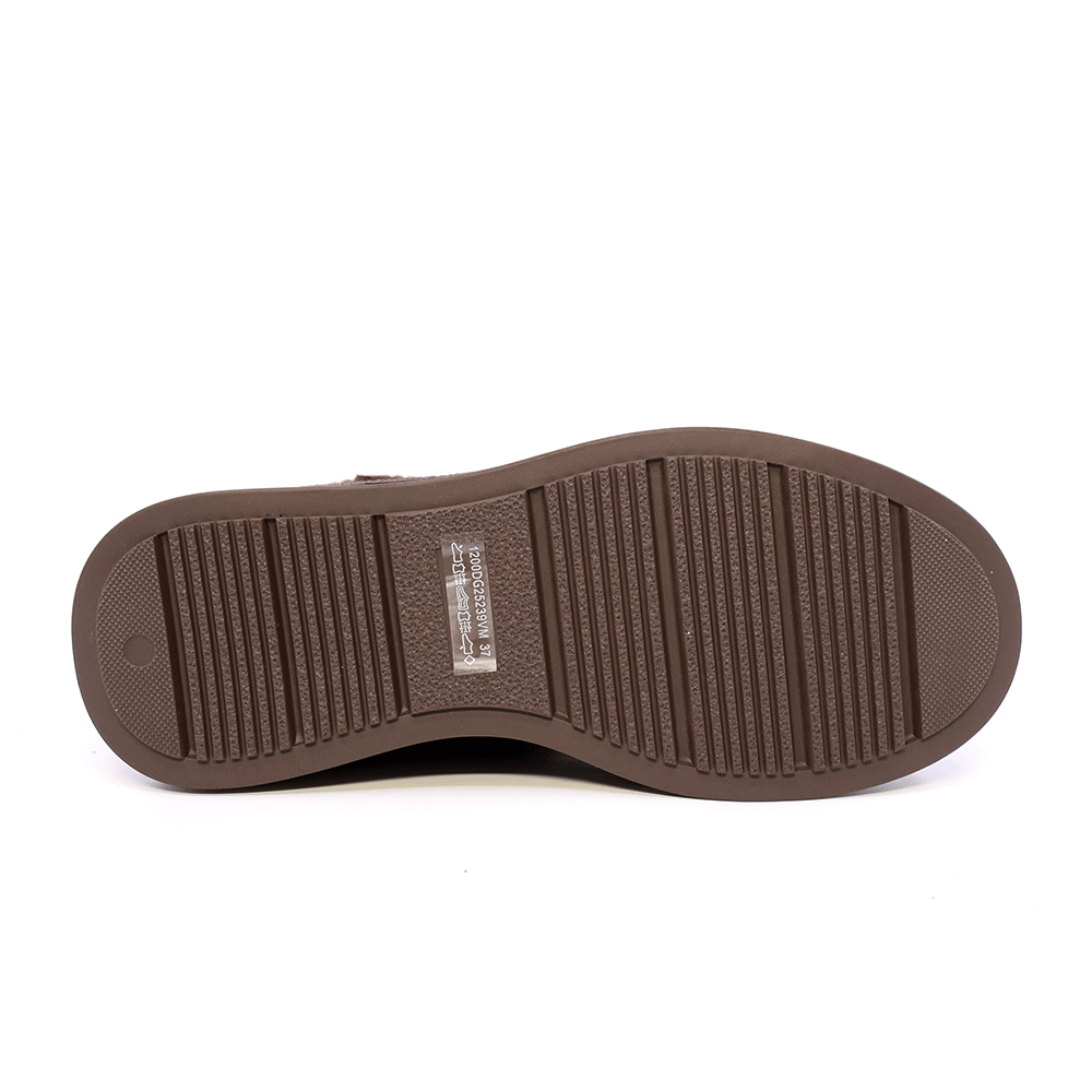 Ghete femei Benvenuti maro din material textil și piele întoarsă 1200DG25239VM