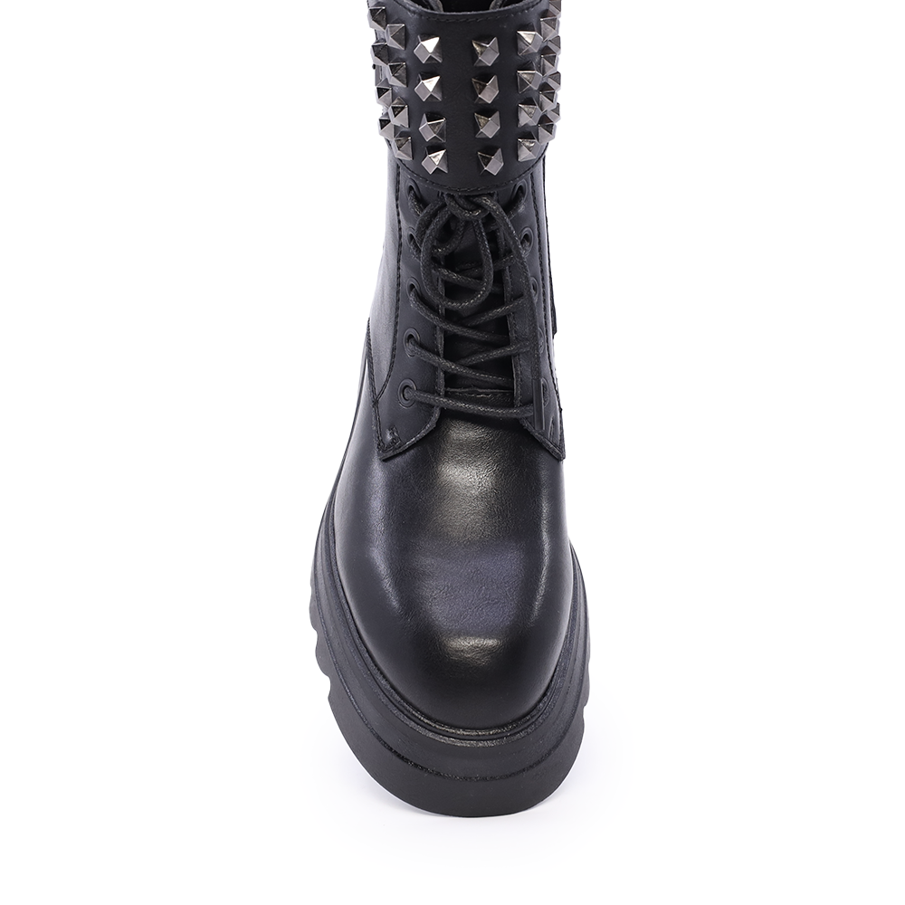 Ghete femei Benvenuti negre din piele  1208DG24181N