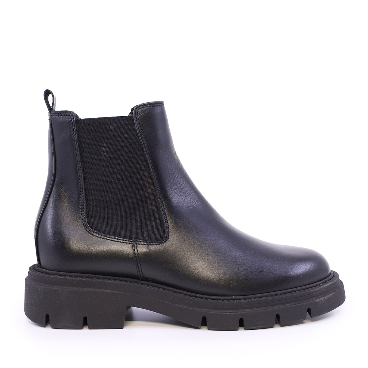 Ghete femei Benvenuti negre din piele naturală 680DG26379N