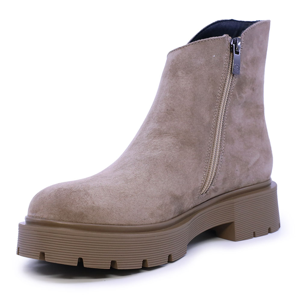 Ghete femei Benvenuti taupe din piele întoarsă 3742DG148VTA
