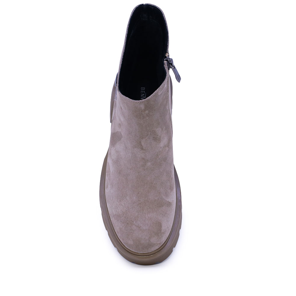 Ghete femei Benvenuti taupe din piele întoarsă 3742DG148VTA