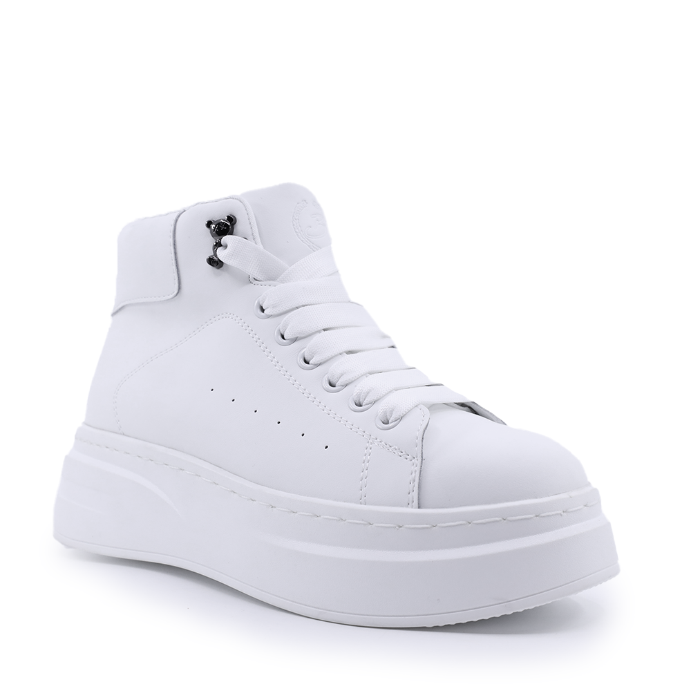 Ghete sport femei Benvenuti albe din piele 1278DG1916A - 1 | YEO
