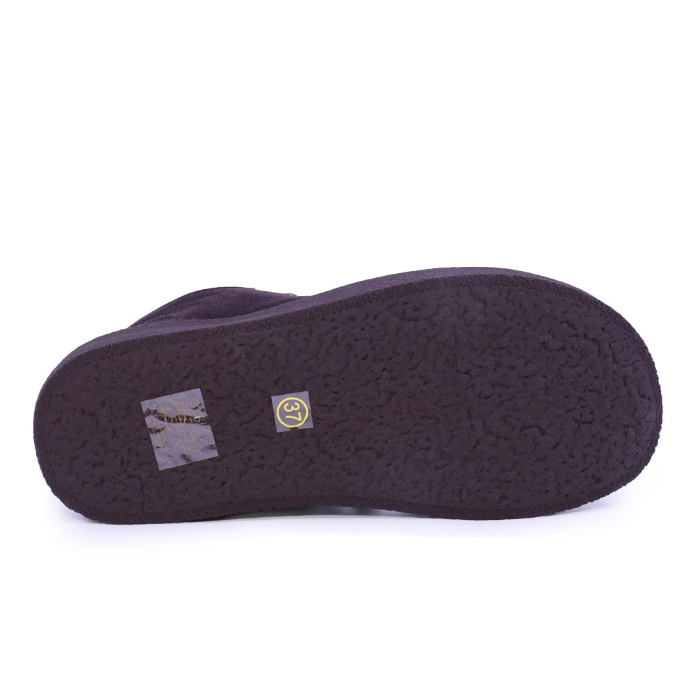 Ghete tip mocasin femei Benvenuti maro din piele întoarsă 1272DG2559VM