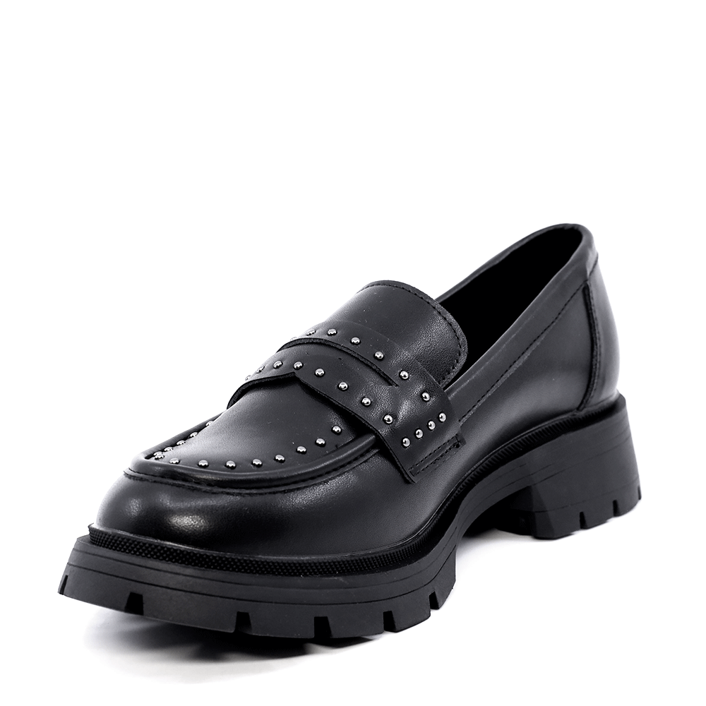 Loafers femei Benvenuti negri din piele 2542DM3211N