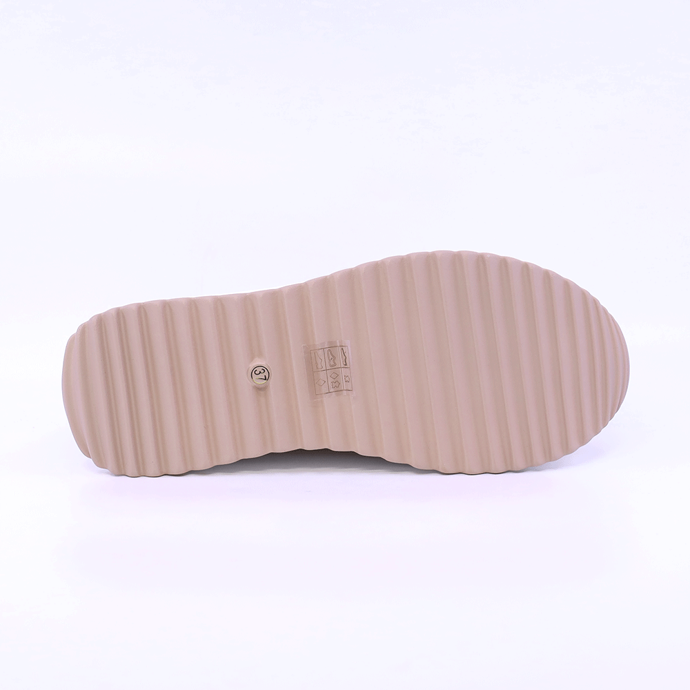 Mocasini femei Benvenuti nude din piele cu accesoriu deco 1941DM026NU