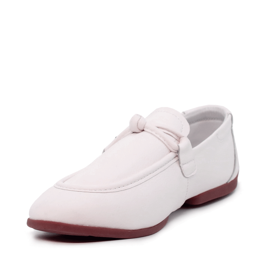 Mocasini ușori femei Benvenuti albi din piele1991DM0340A