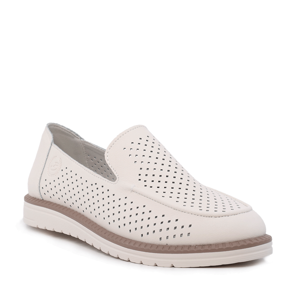 Pantofi ușori femei Benvenuti bej din piele 1991DPF0100BE - imagine 2