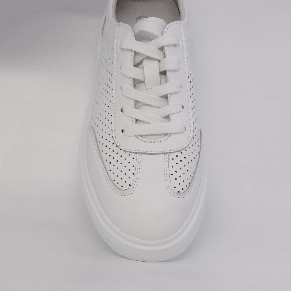 Sneakers femei Benvenuti albi din piele 1991dpf0220a