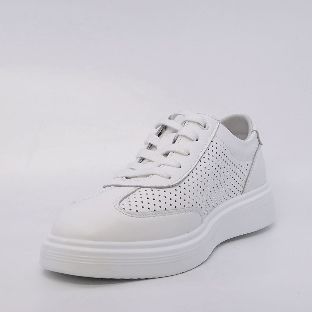 Sneakers femei Benvenuti albi din piele 1991dpf0220a