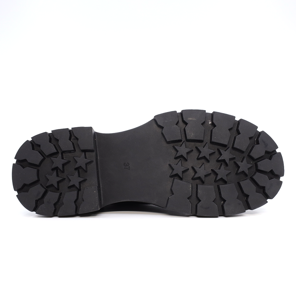 Pantofi derby femei Benvenuti negri din piele naturală 3745DP601N