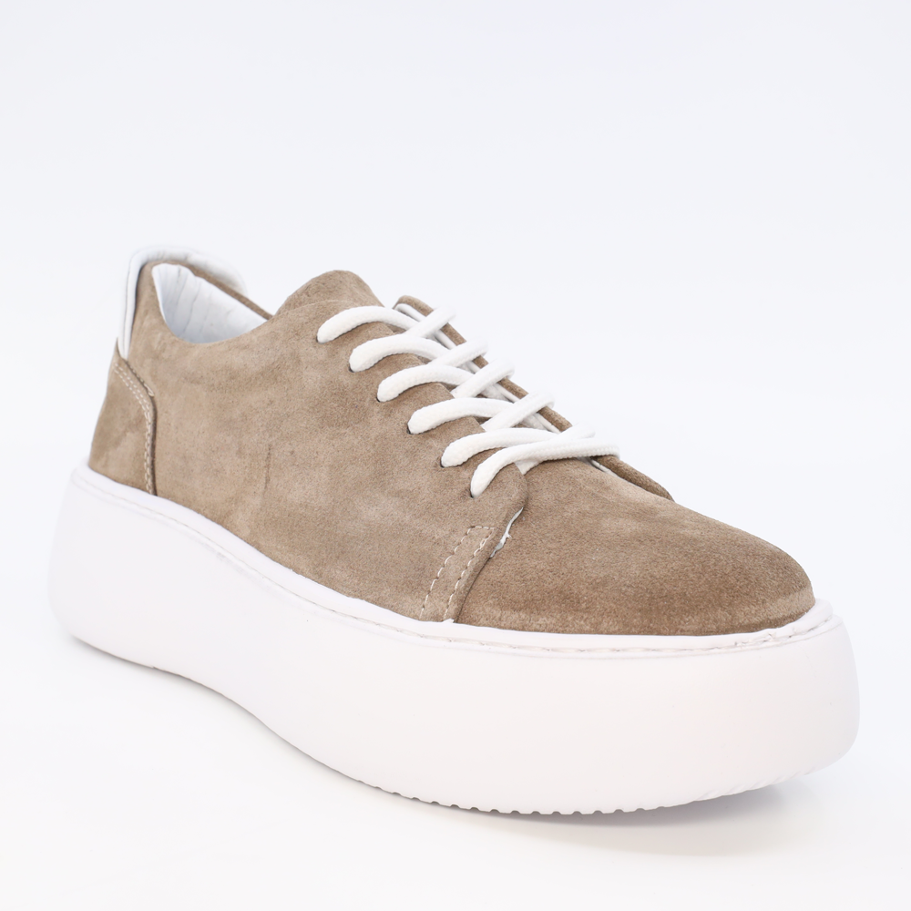 Pantofi femei Benvenuti bej din piele întoarsă 2385DP1448VBE - 1 | YEO