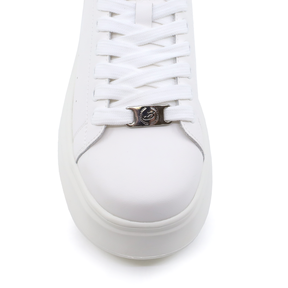 Pantofi sport femei Benvenuti albi din piele 3742dp002a