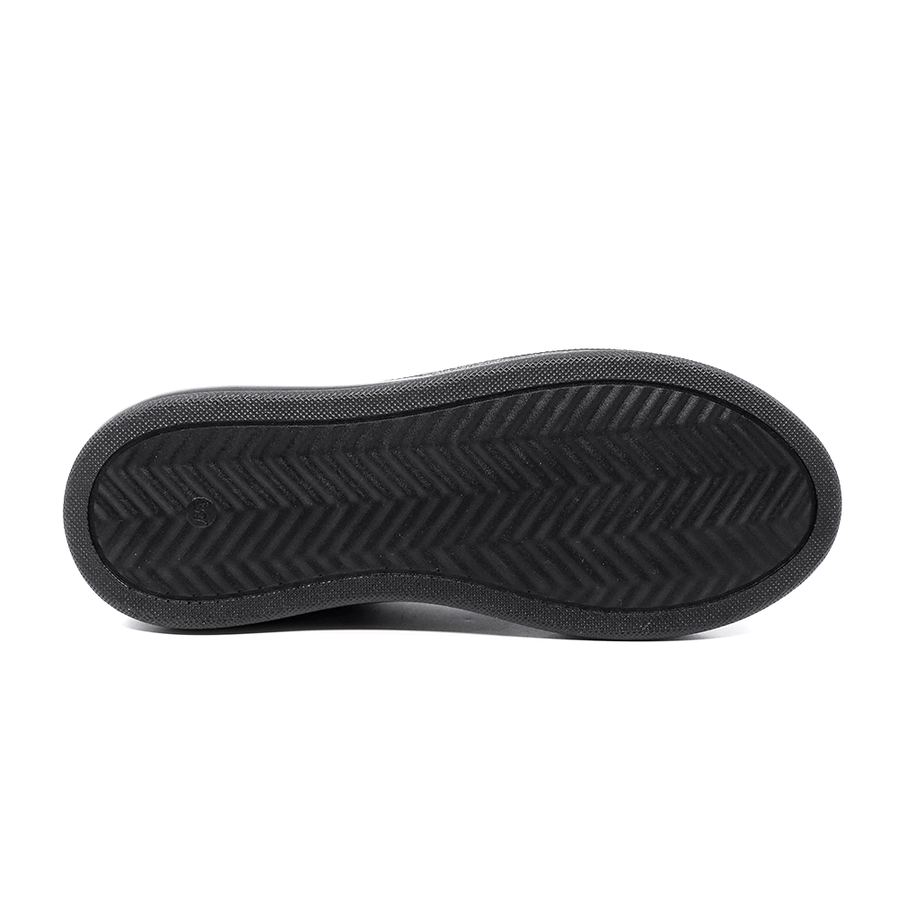 Sneakers femei Benvenuti negri din piele 2758dp230n