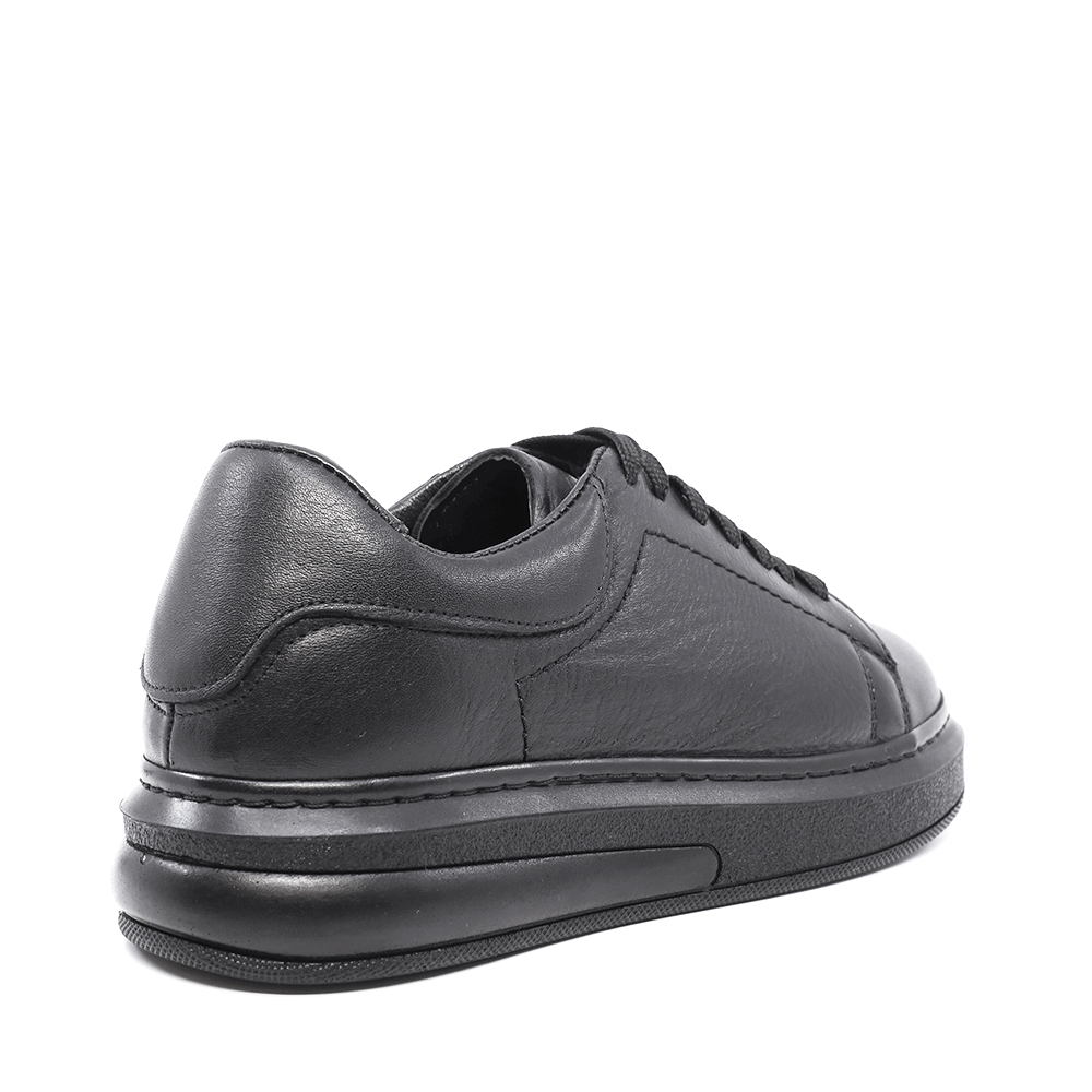 Sneakers femei Benvenuti negri din piele 2758dp230n