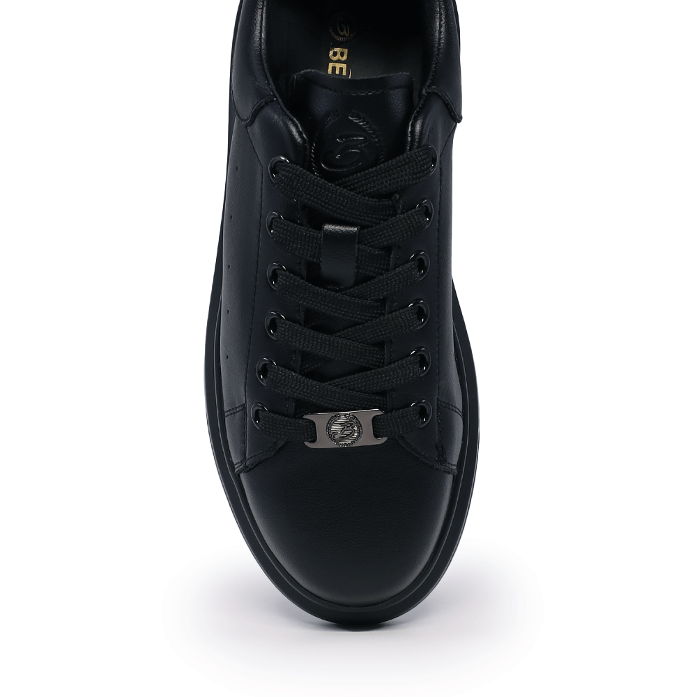 Sneakers Benvenuti negri din piele 3742dp312n