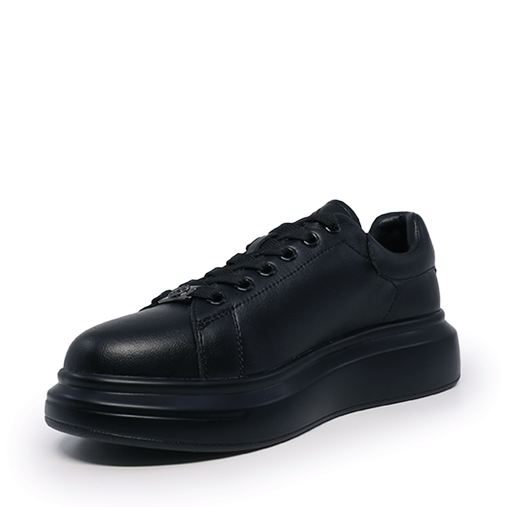Sneakers Benvenuti negri din piele 3742dp312n