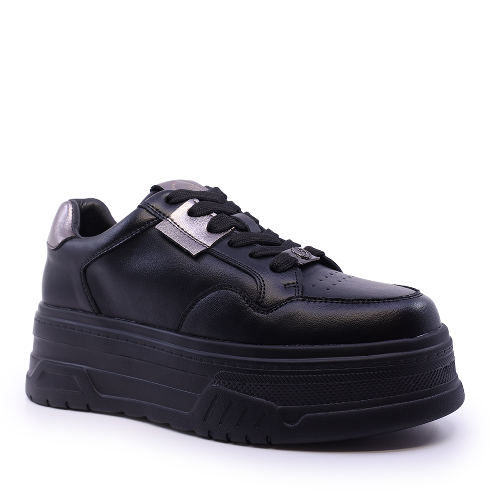 Sneakers femei Benvenuti negru din piele 3748DP145N - 1 | YEO