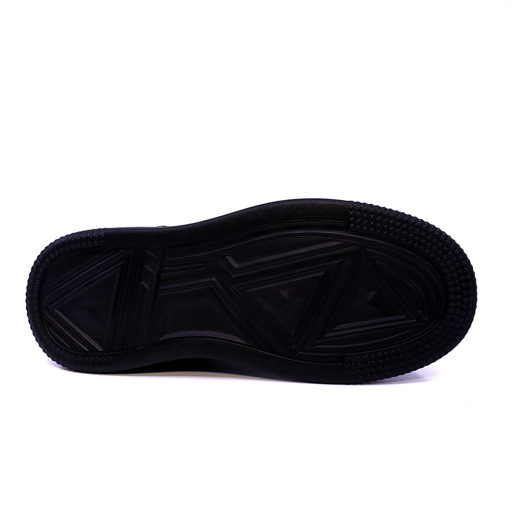 Sneakers ușori femei Benvenuti negri din piele 3749DP170N