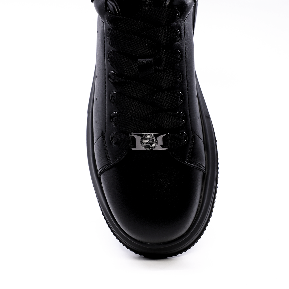 Sneakers ușori femei Benvenuti negri din piele 3749DP170N