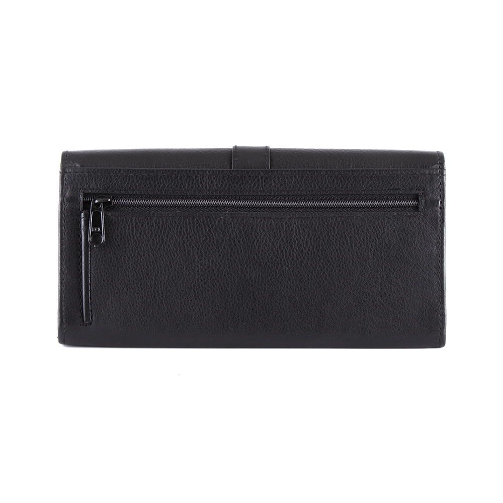 Portmoneu femei Benvenuti negru din piele 263dpu2380n