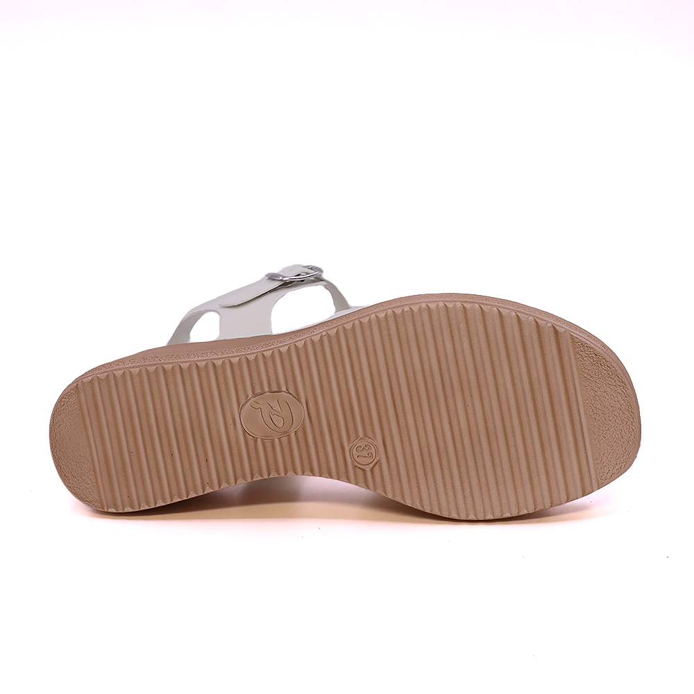 Sandale cu platformă femei Benvenuti albe  2619DS0070A