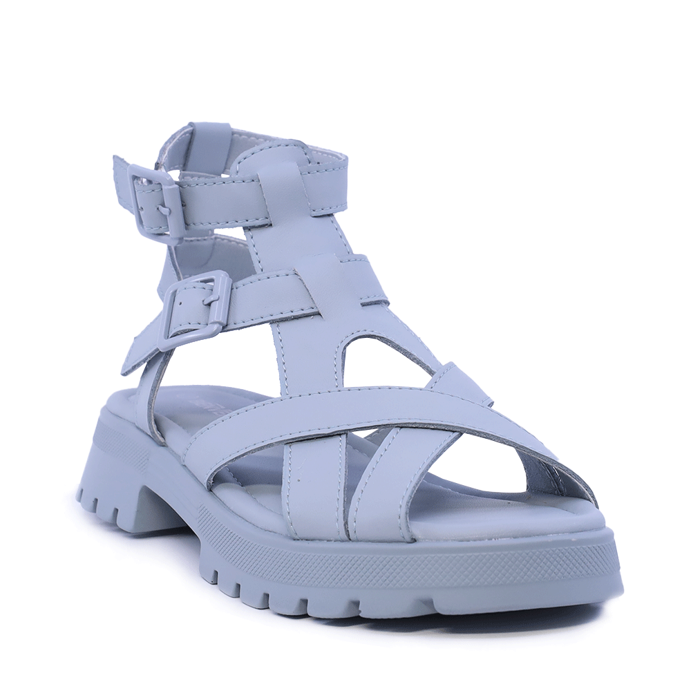 Sandale femei Benvenuti albastre din piele 1941DS021BL - imagine 2