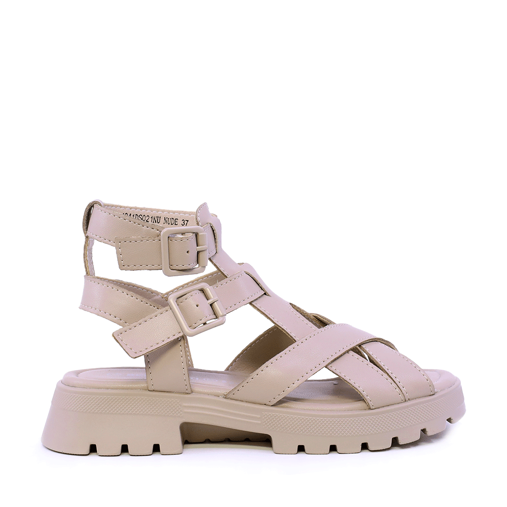 Sandale femei Benvenuti nude din piele 1941DS021NU