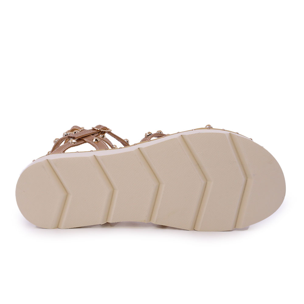 Sandale romane femei Benvenuti rose gold cu accesorii  3939DS9313RA