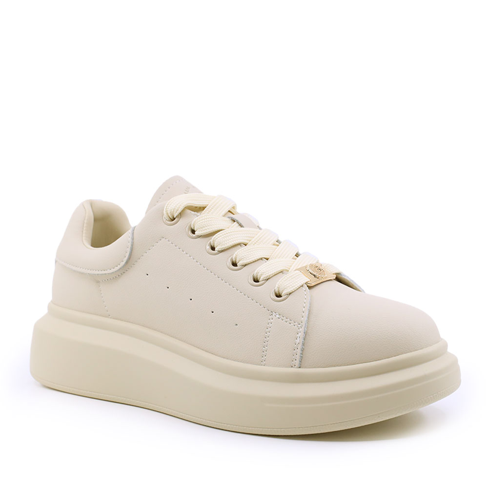 Sneakers femei Benvenuti bej din piele 3741dp312be