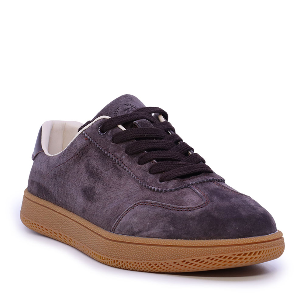 Sneakers femei Benvenuti maro din piele întoarsă 1992DP6655VM — imaginea 2