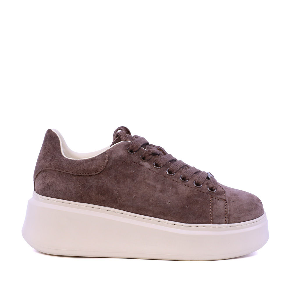 Adidasi femei Benvenuti maro din piele intoarsa 3742DP002VM