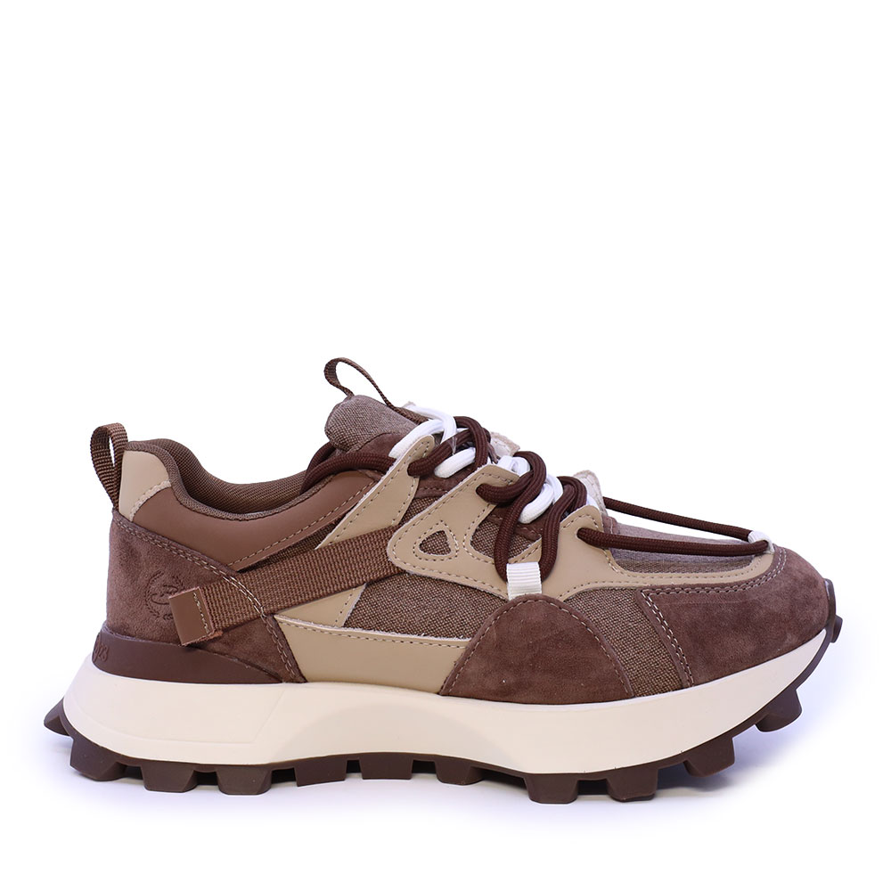 Adidasi femei Benvenuti maro din piele si textil 1992DP0490VM
