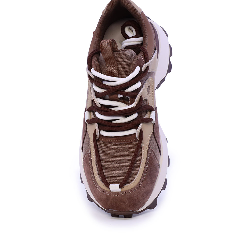 Sneakers femei Benvenuti maro din piele și textil 1992DP0490VM